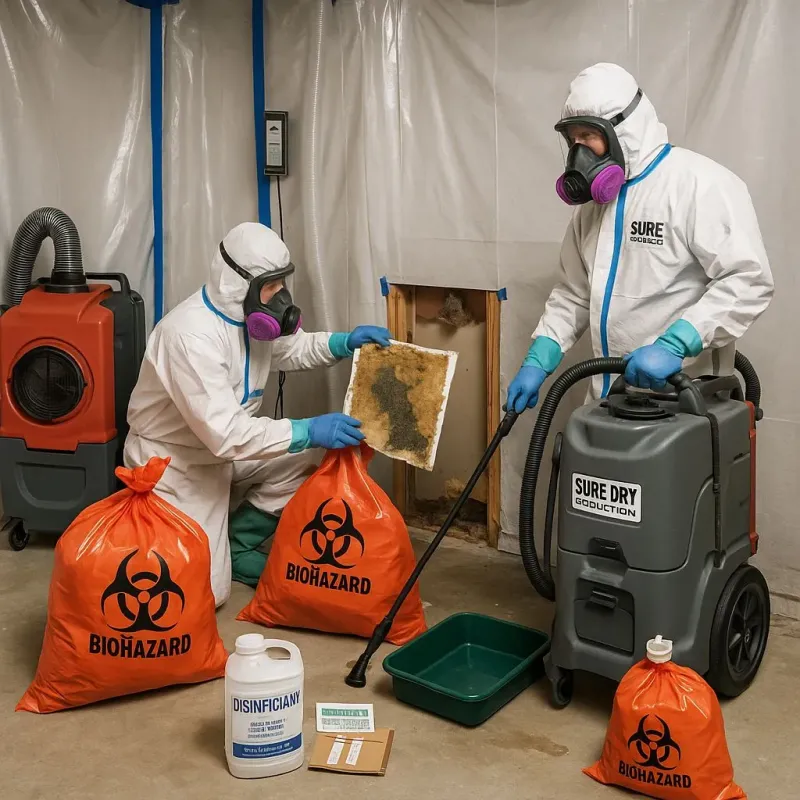 Contaminated Water Handling Protocols process in Lakeland Village, CA